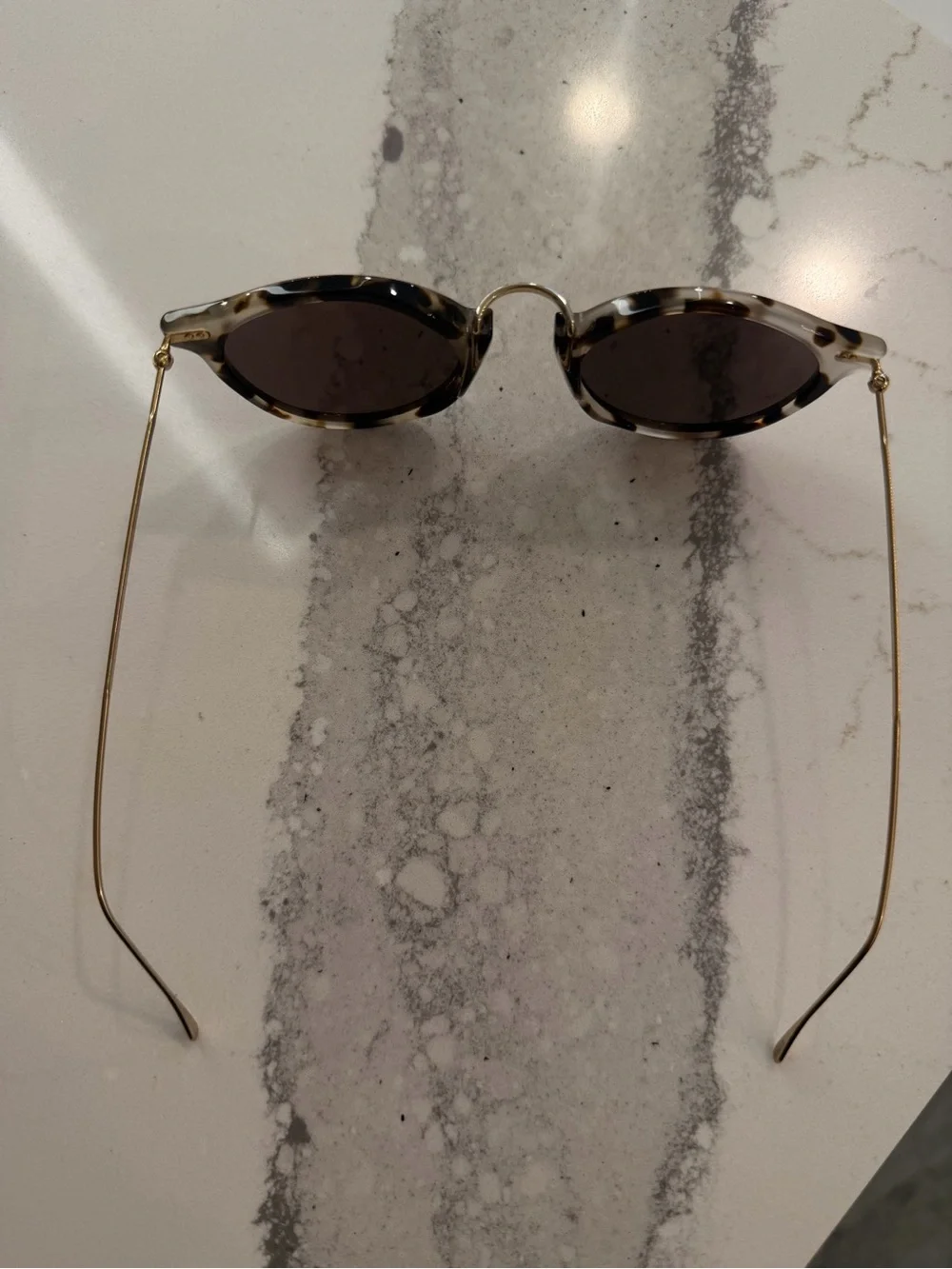 Illesteva Tortoise Frame Sunglasses with Rose Lenses
